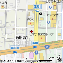 岐阜県建設会館周辺の地図
