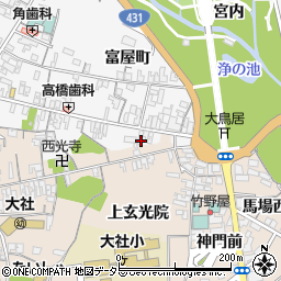 島根県出雲市大社町杵築東大鳥居724周辺の地図