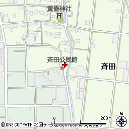 岐阜県安八郡神戸町斉田398周辺の地図