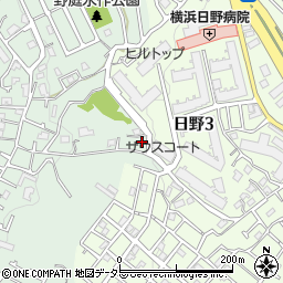 神奈川県横浜市港南区野庭町185-4周辺の地図
