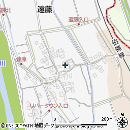 鳥取県西伯郡伯耆町遠藤周辺の地図
