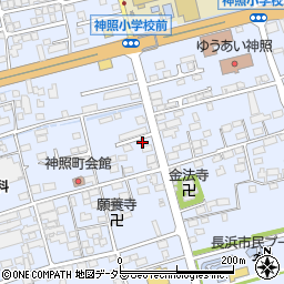 滋賀県長浜市神照町周辺の地図