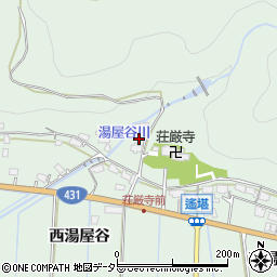 島根県出雲市大社町遙堪西湯屋谷1298周辺の地図