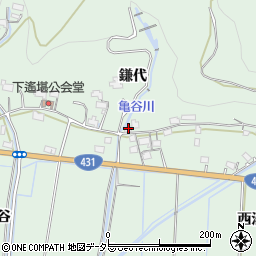 島根県出雲市大社町遙堪鎌代周辺の地図