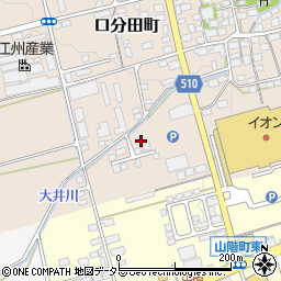 滋賀県長浜市口分田町447周辺の地図