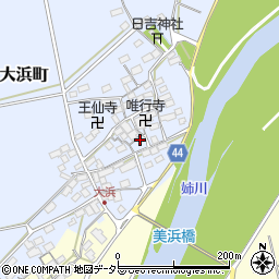 滋賀県長浜市大浜町340周辺の地図