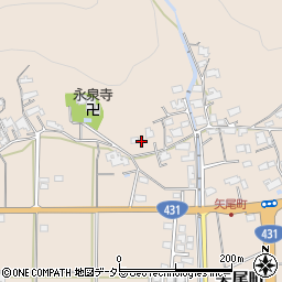 島根県出雲市矢尾町128周辺の地図
