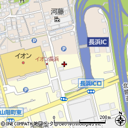 大阪ガスサービスショップナカジマ長浜店周辺の地図