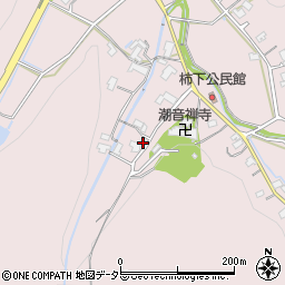 岐阜県可児市柿下周辺の地図
