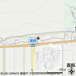 島根県出雲市大社町菱根923周辺の地図