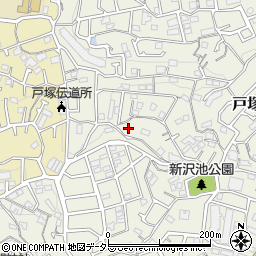 神奈川県横浜市戸塚区戸塚町4411-27周辺の地図