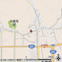 島根県出雲市矢尾町167周辺の地図