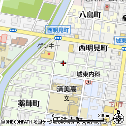 岐阜県岐阜市神楽町周辺の地図