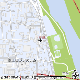 下戸田周辺の地図
