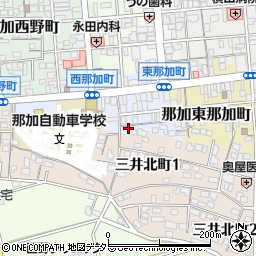 岐阜県各務原市那加西那加町59周辺の地図