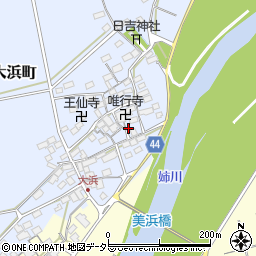 滋賀県長浜市大浜町345-3周辺の地図