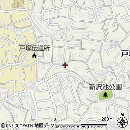 神奈川県横浜市戸塚区戸塚町4411-25周辺の地図