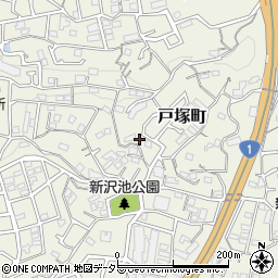 神奈川県横浜市戸塚区戸塚町4354-2周辺の地図