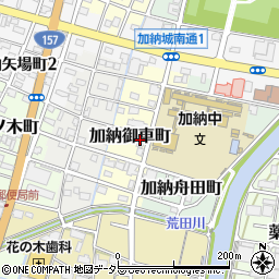 岐阜県岐阜市加納御車町周辺の地図