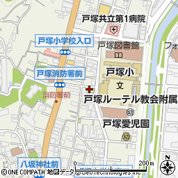 ファミリーマート横浜戸塚小前店周辺の地図