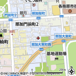 中日新聞那加中央専売店周辺の地図