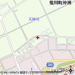 島根県出雲市斐川町沖洲185周辺の地図