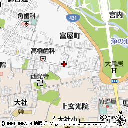 島根県出雲市大社町杵築東大鳥居389周辺の地図