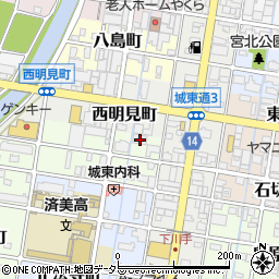 岐阜県岐阜市神楽町2周辺の地図