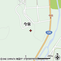 鳥取県東伯郡三朝町今泉220周辺の地図
