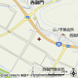鳥取県八頭郡八頭町西御門周辺の地図