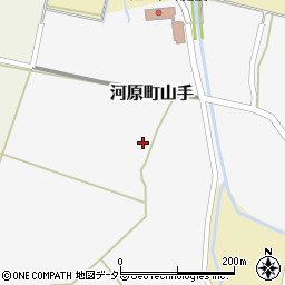 鳥取県鳥取市河原町山手414周辺の地図