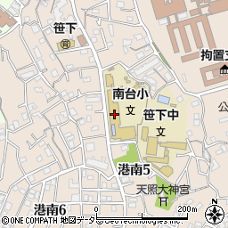 横浜市立南台小学校周辺の地図