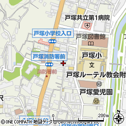 神奈川県横浜市戸塚区戸塚町3961周辺の地図