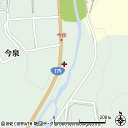 鳥取県東伯郡三朝町今泉340周辺の地図