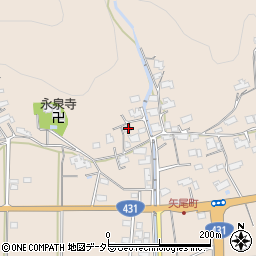 島根県出雲市矢尾町165周辺の地図