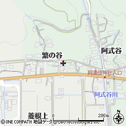 島根県出雲市大社町遙堪繁の谷周辺の地図