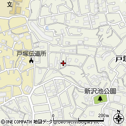 神奈川県横浜市戸塚区戸塚町4370-12周辺の地図