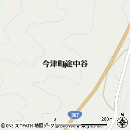 滋賀県高島市今津町途中谷周辺の地図