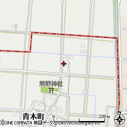 岐阜県大垣市青木町168周辺の地図