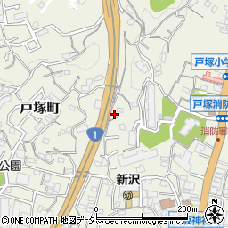 神奈川県横浜市戸塚区戸塚町3639周辺の地図
