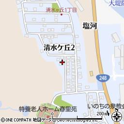 岐阜県可児市清水ケ丘2丁目周辺の地図