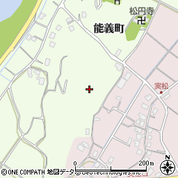 島根県安来市能義町周辺の地図