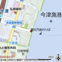 琵琶湖汽船株式会社今津営業所周辺の地図