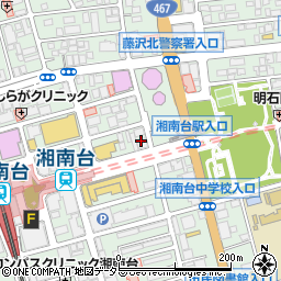 株式会社湘南トラベルプラザ　湘南台文化センター店周辺の地図