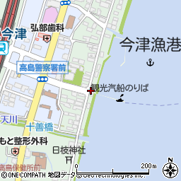 今津港キャビン周辺の地図