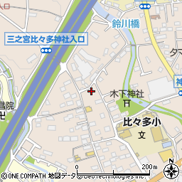 神奈川県伊勢原市神戸500周辺の地図
