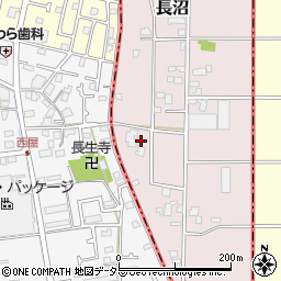 神奈川県厚木市長沼59周辺の地図