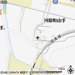 鳥取県鳥取市河原町山手97周辺の地図