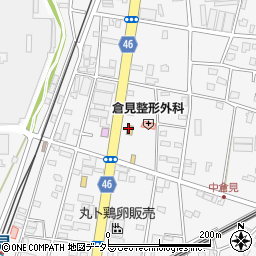 松屋寒川倉見店周辺の地図