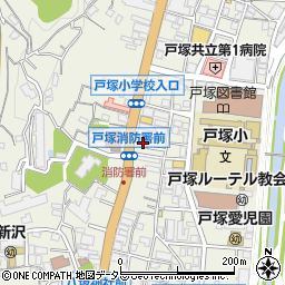 神奈川県横浜市戸塚区戸塚町3965周辺の地図